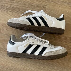 Adidas Sambas black & white excellent condition